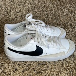 Nike Classic White and Black Sneakers- VERY clean